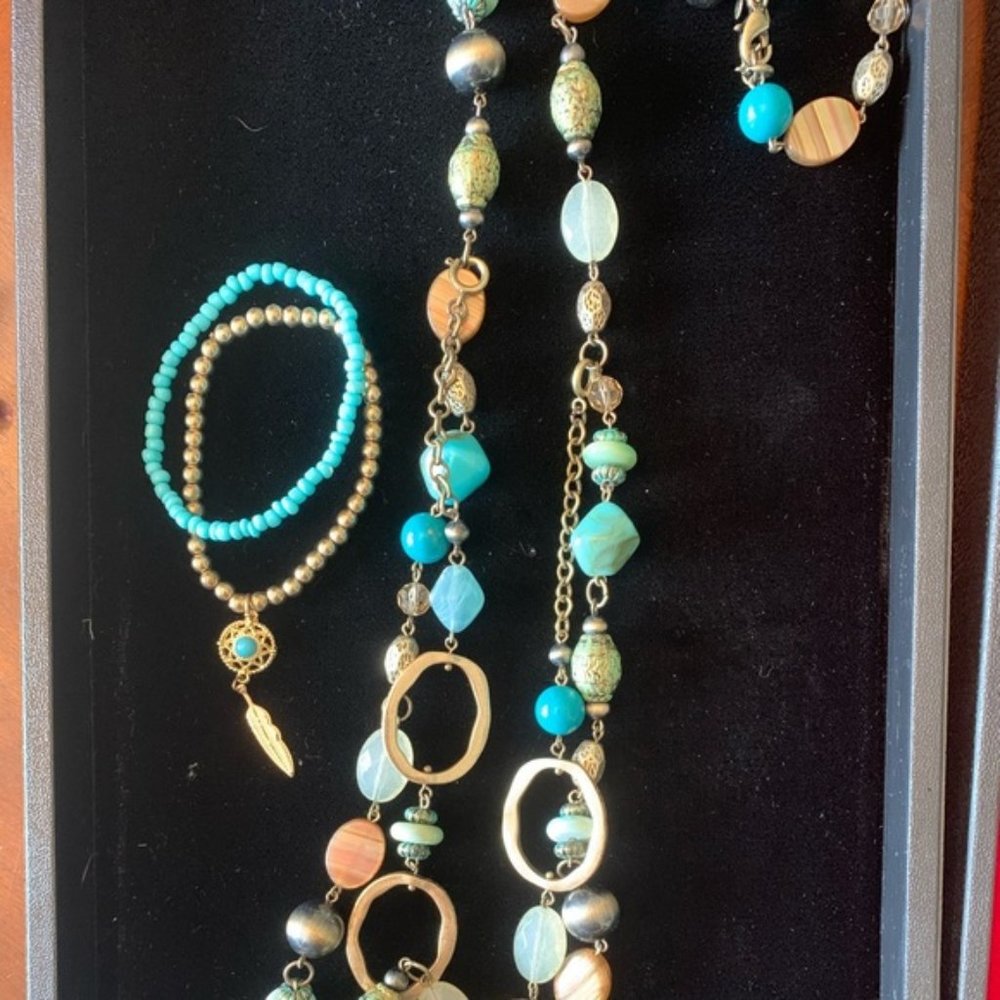 Necklace + bracelet seto0